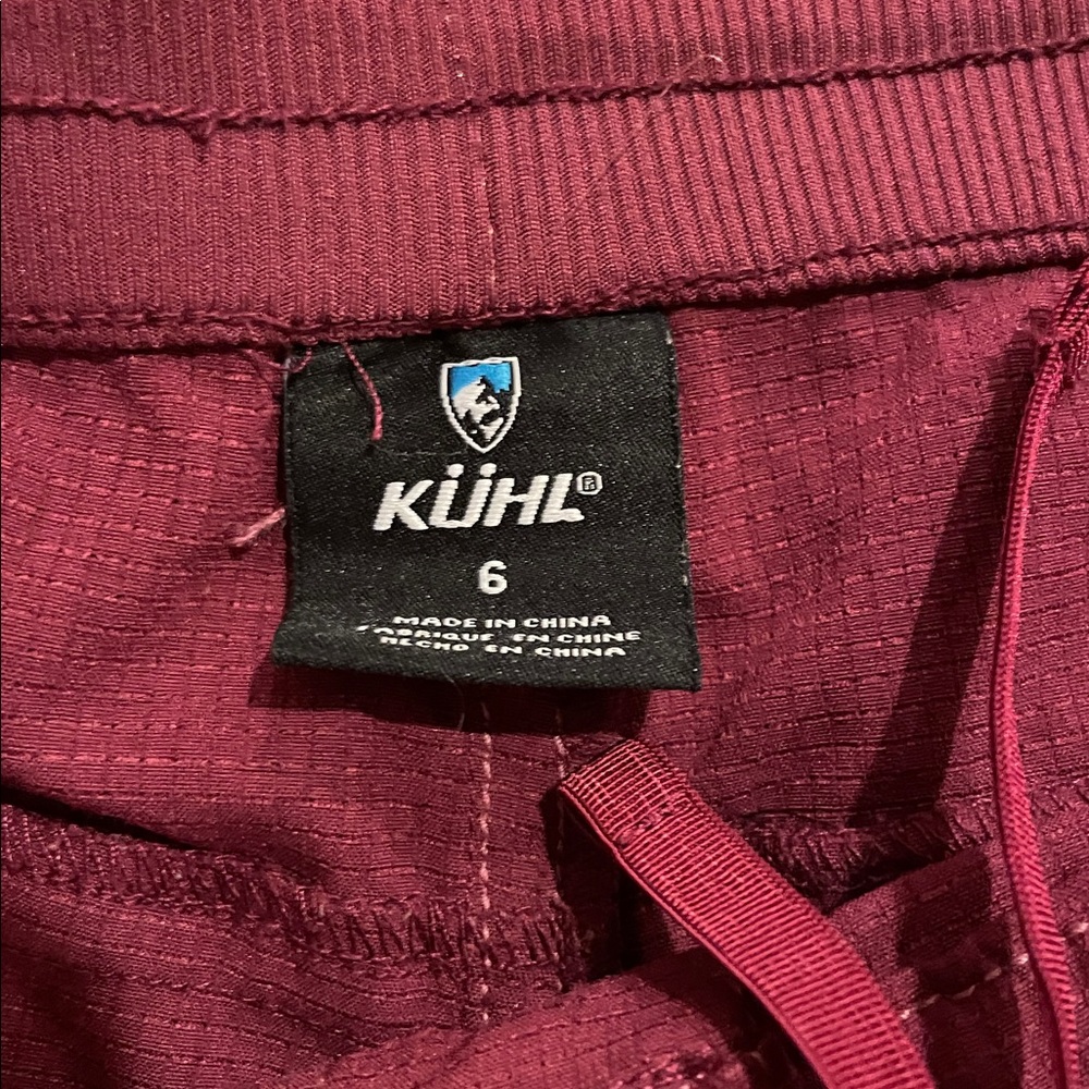 Kuhl Women's Burgundy Shorts - Picture 2 of 3